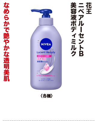花王 ニベアルーセントB 美容液ボディミルク