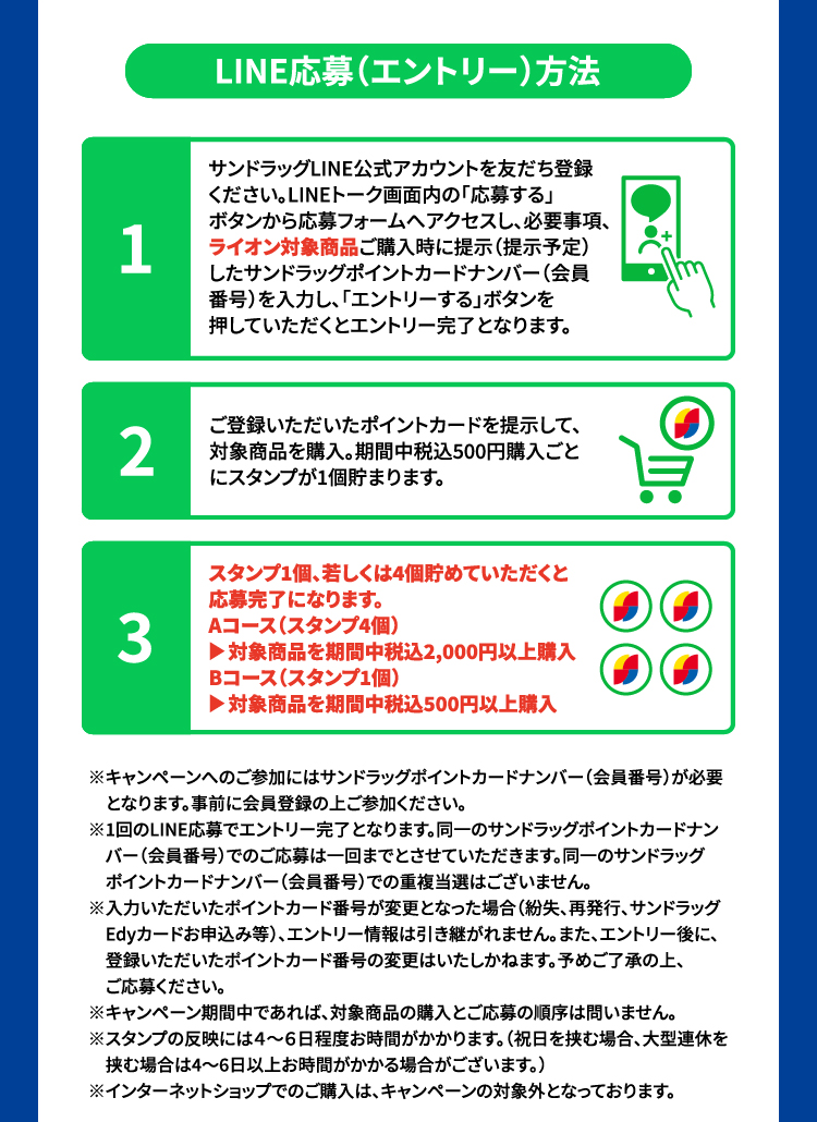 LINE応募（エントリー）方法